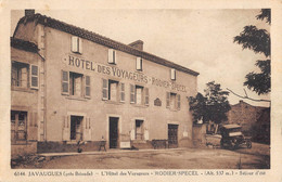 CPA 43 JAVAUGUES HOTEL DES VOYAGEURS RODIER SPECEL - Altri & Non Classificati