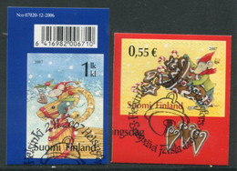 FINLAND 2007 Christmas Used.  Michel  1868-69 - Used Stamps