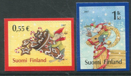 FINLAND 2007 Christmas MNH / **.  Michel  1868-69 - Unused Stamps