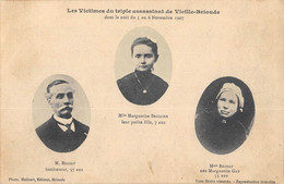 CPA 43 LES VICTIMES DU TRIPLE ASSASSINAT DE VIEILLE BRIOUDE 1907 - Autres & Non Classés