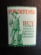 Buy UNITED STATES SAVING BONDS For Defense Vignette Poster Stamp Label USA - Unclassified