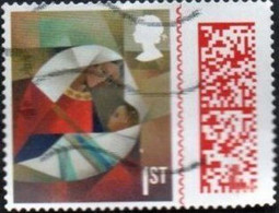 GROSSBRITANNIEN GRANDE BRETAGNE GB 2021 CHRISTMAS 1ST LARGE USED OFF PAPER SG 4608 MI 4883 YT 5282 SC 4783 - Used Stamps