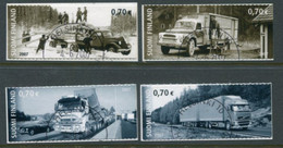 FINLAND 2007 Goods Vehicles Used.  Michel  1831-34 - Used Stamps