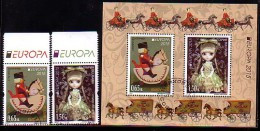 BULGARIA - 2015 -  Europe-CEPT -  Old Toys - 2v + S/S Obl. - Gebraucht