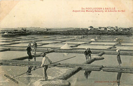 Le Pouliguen * Saillé * Aspect Des Marais Salants Et Récolte Du Sel * Paludiers - Le Pouliguen