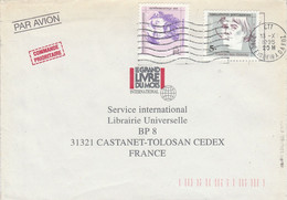 PORTUGAL AFFRANCHISSEMENT COMPOSE SUR LETTRE POUR LA FRANCE 1995 - Lettres & Documents