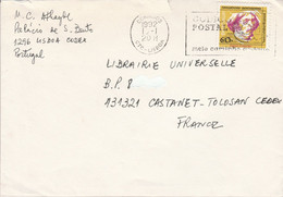 PORTUGAL SEUL SUR LETTRE POUR LA FRANCE 1992 - Lettres & Documents