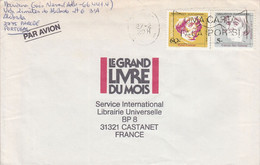 PORTUGAL AFFRANCHISSEMENT COMPOSE SUR LETTRE POUR LA FRANCE 1990 - Cartas & Documentos