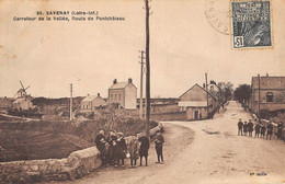 CPA 44 SAVENAY CARREFOUR DE LA VALLEE ROUTE DE PONTCHATEAU - Otros & Sin Clasificación