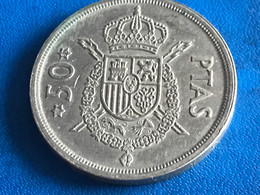 Umlaufmünze Spanien 50 Pesetas 1975 Im Stern 80 - 50 Pesetas