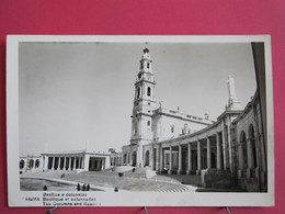 Portugal - Fátima - Basilica E Colunatas - R/verso - Santarem