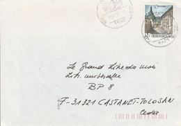 LUXEMBOURG SEUL SUR LETTRE POUR LA FRANCE 1990 - Cartas & Documentos