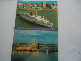 UNITED STATES POSTCARDS  VIRGINIA NORFOLK  SHIPS - Norfolk