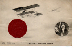 Vignette Avion Aviation Le Havre Deauville Trouville 1910  25 Aout1910 - Other & Unclassified