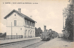 CPA 44 NANTES SAINT JOSEPH DE PORTRICQ LA GARE (TRAIN - Nantes