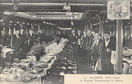 CPA 44 SAINT NAZAIRE SALLE A MANGER DU PAQUEBOT TRANSATLANTIQUE LE NAVARRE - Saint Nazaire