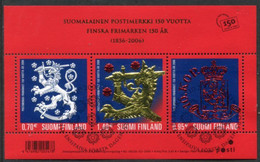 FINLAND 2006 150th Anniversary Of Finnish Stamps Block Used  Michel  Block 41 - Used Stamps