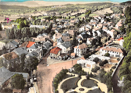 01-HAUTEVILLE-LOMPNES-PLACE DE LOMPSNES-VUE DU CIEL - Hauteville-Lompnes