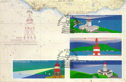 PORTUGAL - Azores Lighthouses (FDC) - Date Of Issue: 1996-05-03 - Lighthouses