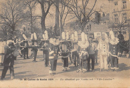 CPA 44 MI CAREME DE NANTES 1924 EN ATTENDANT QUE NANTES SOIT VILLE LUMIERE - Nantes