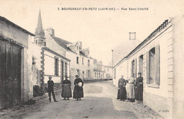 CPA 44 BOURGNEUF EN RETZ RUE SANS CHARITE - Altri & Non Classificati