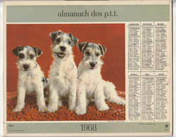 Almanach Des P.T.T. - 1968 - Trio - Surprise - Petit Format : 1961-70