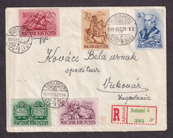 HUNGARY - Letter Sent By Registered Mail Franked With Commemortive Serie And Sent From Budapest To ... / As Is On Scans - Covers & Documents