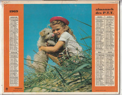 Almanach Des P.T.T. - 1969 - Tendresse - Affection - Petit Format : 1961-70