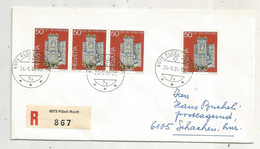 Lettre , Suisse , FLÜELI-RANFT , 1984 , SCHACHEN (LU) 6105, R , Recommandé , 2 Scans ,  Bloc De 3 - Cartas & Documentos