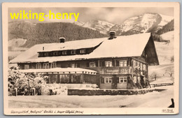 Oberstaufen Steibis - S/w Alpengasthof Hochgrat 1   Im Winter - Oberstaufen
