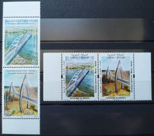 Serbia 2022 65th Anniversary Of Diplomatic Relations Joint Issue With Morocco Architecture Road Railways Bridges MNH - Gezamelijke Uitgaven