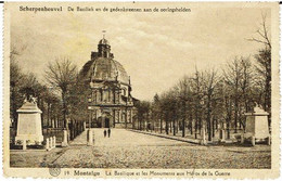 MONTAIGU-SCHERPENHEUVEL - La Basilique Et Les Monuments Aux Héros De La Guerre - Oblitération De 1936 - Scherpenheuvel-Zichem