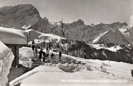 VAUD DISTRICT D'AIGLE - RESTAURANT DU TELEFERIQUE DES CHAUX SUR BARBOLEUSAZ - Marcel Rouge Lausanne No 5113 - La Chaux