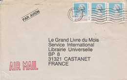 HONG KONG AFFRANCHISSEMENT COMPOSE SUR LETTRE POUR LA FRANCE 1990 - Cartas & Documentos