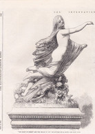 THE ILLUSTRATED LONDON NEWS  - RITAGLIO - STAMPA - "THE SLEEP OF SORROW AND THE DREAM OF JOY" SCULPTURED BY R. MONTI - Non Classificati
