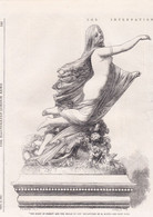 THE ILLUSTRATED LONDON NEWS  - RITAGLIO - STAMPA - "THE SLEEP OF SORROW AND THE DREAM OF JOY" SCULPTURED BY R. MONTI - Ohne Zuordnung