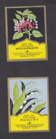 2 ETIQUETTES D'EAU DE COLOGNE - MUGUET HELIOTROPE - PARFUMERIE ETOILE - J. THOMAS GUINAMAND  - PERFUME LABEL - Labels