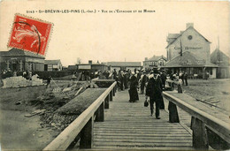 St Brévin Les Pins * Vue De L'estacade Et De Mindin * Café Restaurant De La Pointe De Mindin - Saint-Brevin-les-Pins