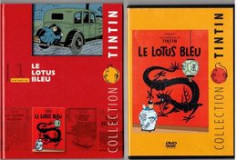 Tintin Hergé / Moulinsart 2010 Milou Chien Dog Cane Le Lotus Bleu N°1 DVD + Livret Explicatif En B.Etat - Dibujos Animados