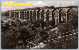 Bietigheim Bissingen - S/w Viadukt 1   Eisenbahnviadukt Mit Zug Lok über Die Enz - Bietigheim-Bissingen