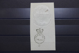 ROYAUME UNI - Cachet En Relief Avec Devise Honi Soit Qui Mal Y Pense + Cachet De 2 Pence  - L 121324 - Fiscales