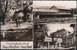 D-94252 Bayer. Eisenstein - Grenzbahnhof - Landesgrenze - Grenzsoldaten - Border - Bodenmais