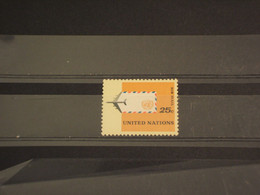 NAZIONI UNITE - NEW YORK - P.A. 1963/9 AEREO 25 C. - NUOVO(++) - Airmail