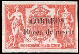 Elobey/Annobón - Edi * 50Ghea - 1909 - 10cts S. 25cts. - Habilitación Sin "1909" - Elobey, Annobon & Corisco