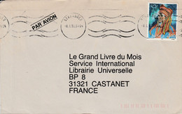 NORVEGE SEUL SUR LETTRE POUR LA FRANCE 1990 - Brieven En Documenten