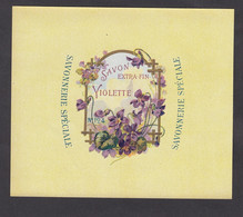 ETIQUETTE DE SAVON - SAVONNERIE SPECIALE VIOLETTE - SOAP LABEL - Etiquetas