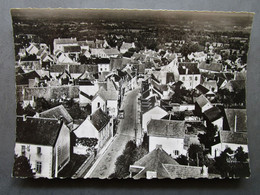 CP 23 Creuse  En Avion Au Dessus De... CHATELUS MALVALEIX  - Vue Générale Aérienne Route Traversant Le Bourg,camion 1950 - Chatelus Malvaleix