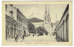 Diekirch - Luxembourg - Rue De Stavelot Et Eglise - Fels