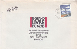 SUEDE SEUL SUR LETTRE POUR LA FRANCE 1992 - Briefe U. Dokumente