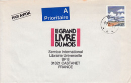 SUEDE SEUL SUR LETTRE POUR LA FRANCE 1992 - Briefe U. Dokumente